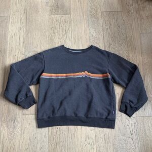 Patagonia Women's Ridge Rise Stripe Uprisal Crew Sweatshirt Size Medium